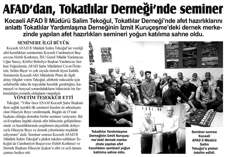 Basında Afad Kocaeli
