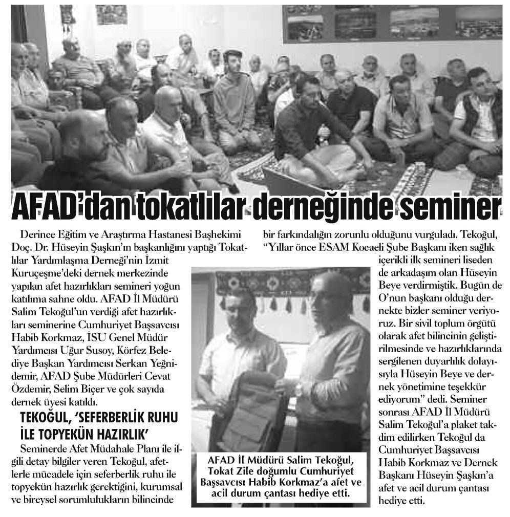 Basında Afad Kocaeli
