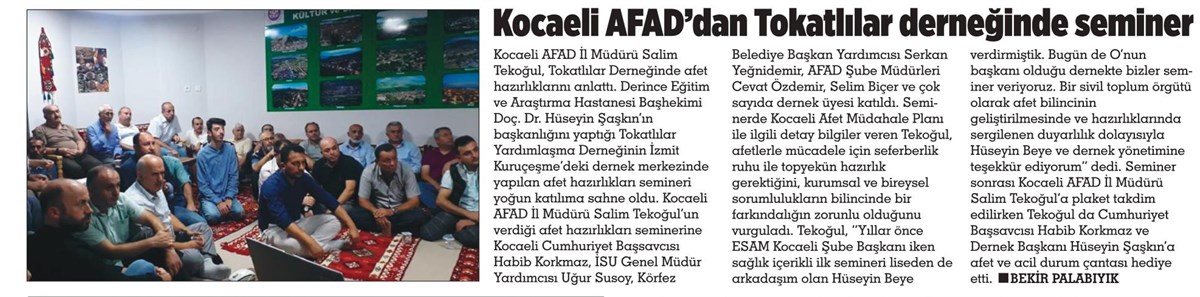 Basında Afad Kocaeli
