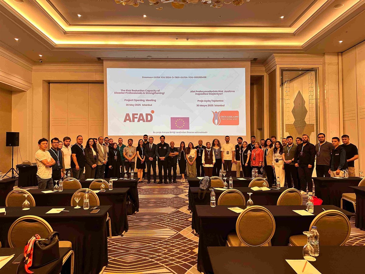 AFAD Erasmus+ KA154 Gençlik Katılımı Projesi Açılış Toplantısı İstanbul’da Gerçekleştirildi!